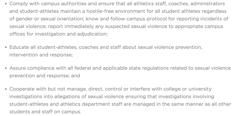 Illustration for article titled The NCAA's Latest Sexual Violence Policy Is A Joke